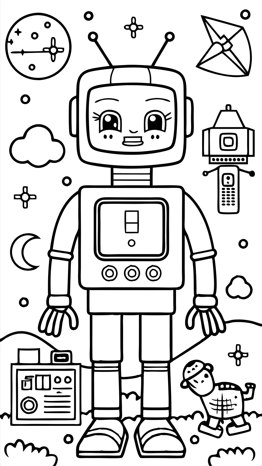 titan tv man 3.0 coloring page